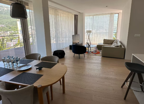 Apartment with 3 bedrooms in a residential complex on the Zavala Peninsula, Budva