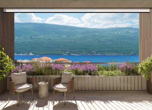 2-bedroom apartment in a complex with hotel-style facilities. Herceg Novi