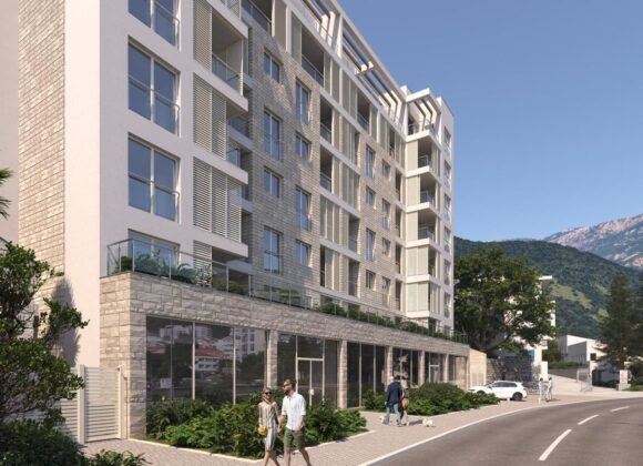 2-bedroom apartment with sea views in a residential complex in Bečići (Budva)