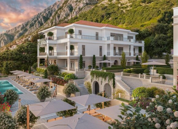 2-bedroom apartment in a complex with a pool. Ljuta (Kotor)