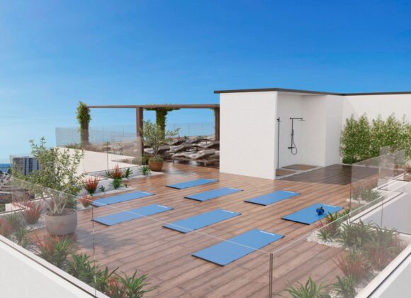 1-bedroom apartment in a business-class residential complex. Bar