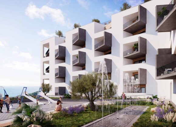 1-bedroom apartment in a residential complex, Becici (Budva)