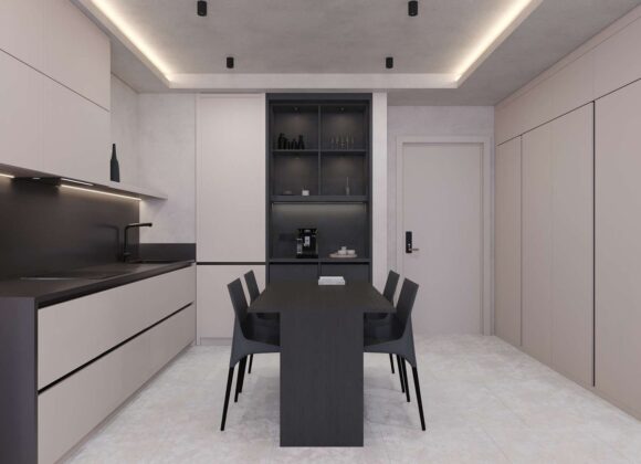 Studio apartment in a residential complex, Mažina (Tivat)